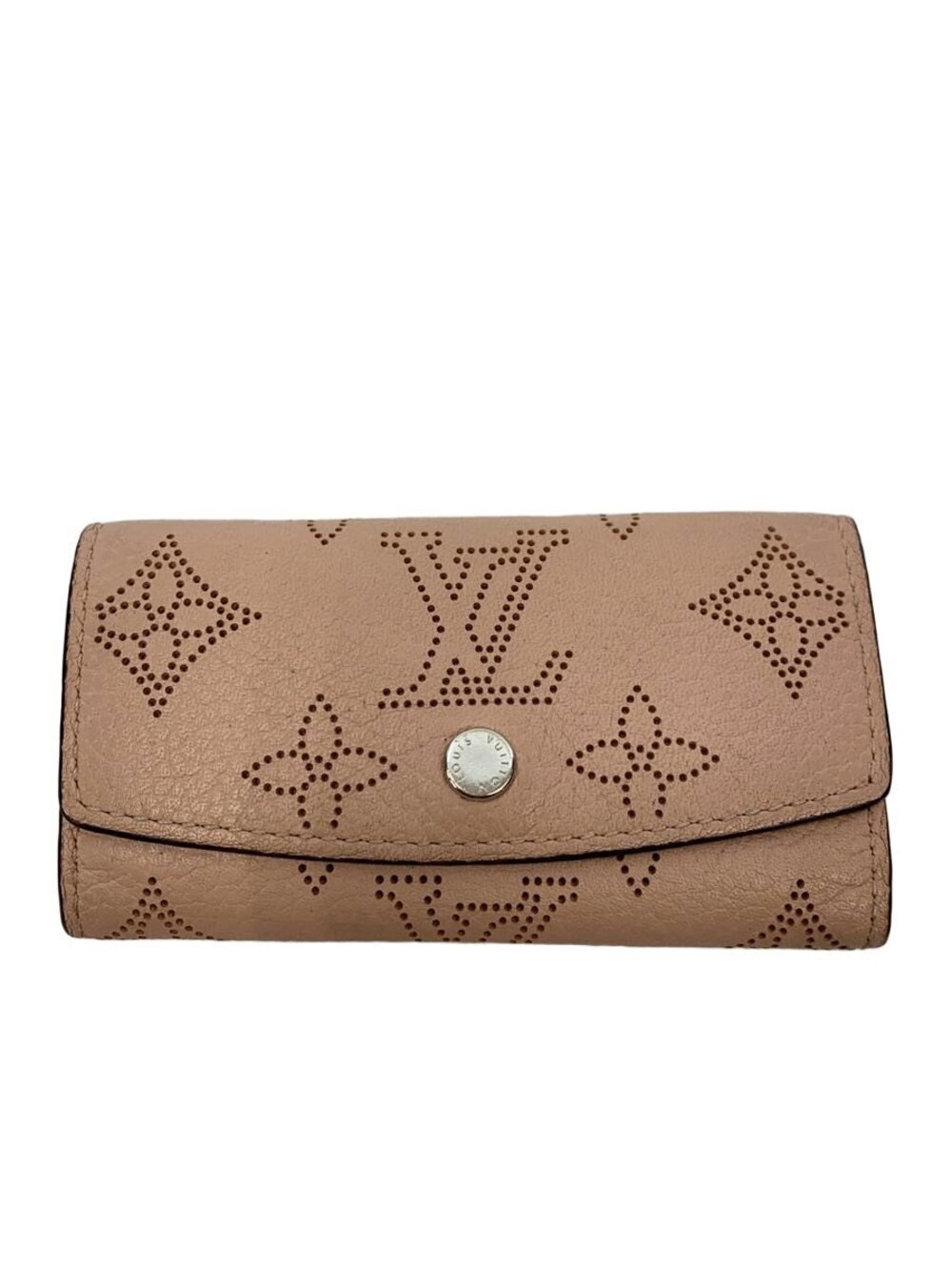 LOUIS VUITTON Multicles Mahina Leather Pink